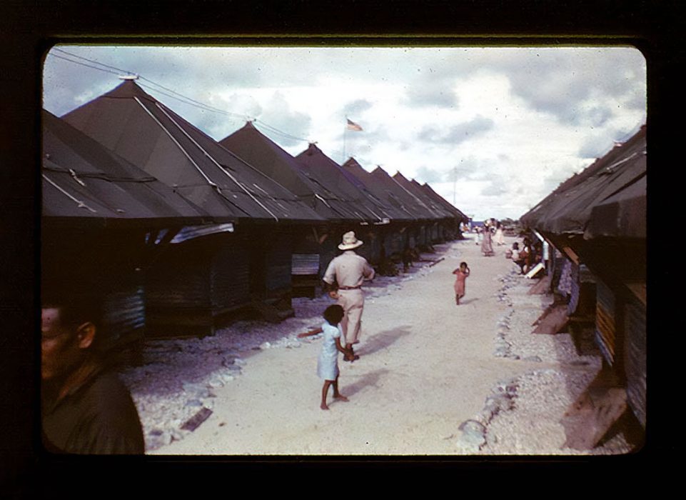 Mason, Leonard, 00.0038-K “Bikinians at Kwaj. Camp.,”