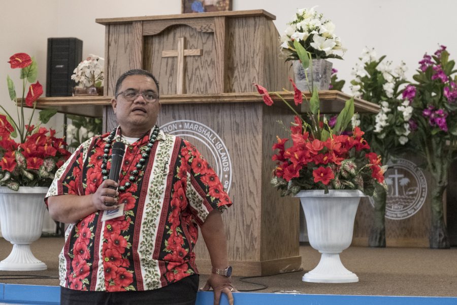 Marshallese Church and Pastor, Springdale, Arkansas