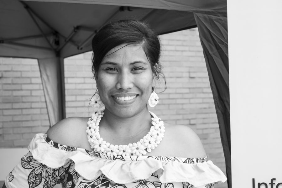 A Welcoming Marshallese Woman, Atoll Stroll, Springdale, Arkansas